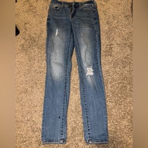 True religion ripped skinny jeans